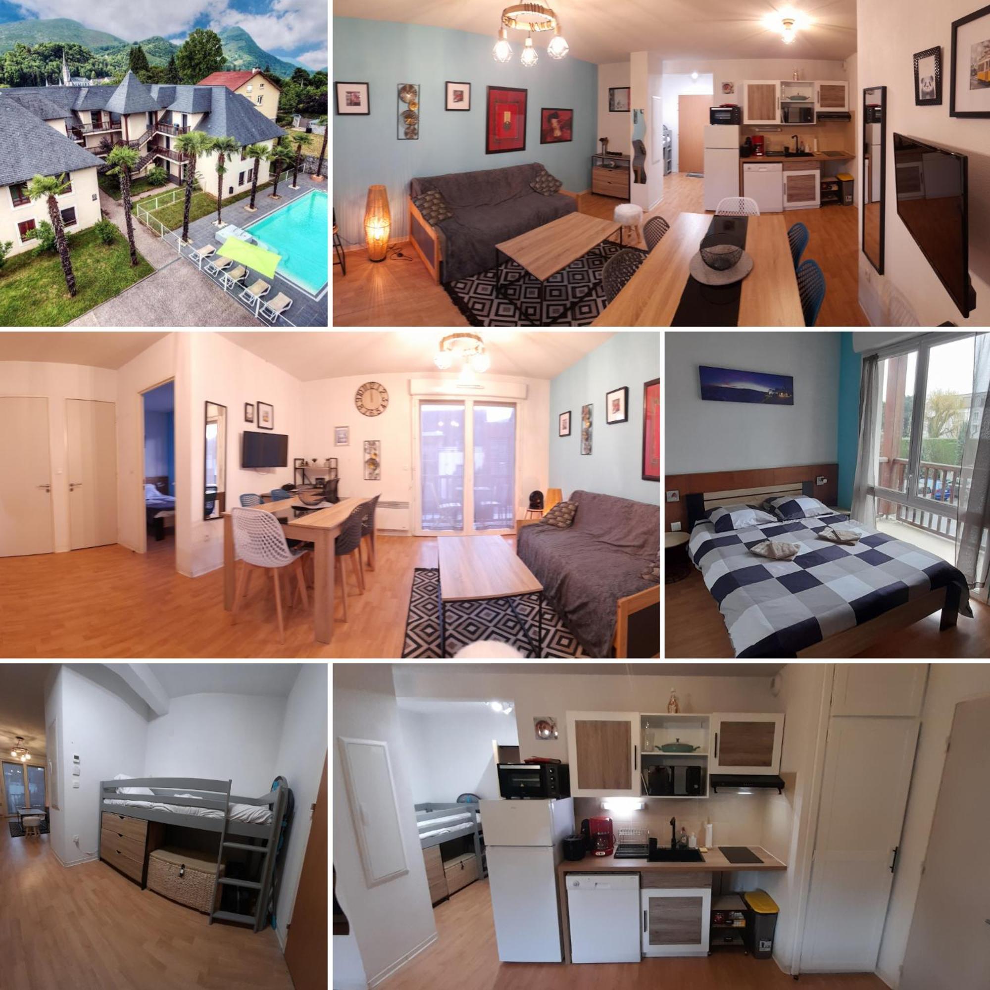 לורדה Appartement De L'Isard Bleu, Dans Residence De Tourisme 3 Etoiles מראה חיצוני תמונה